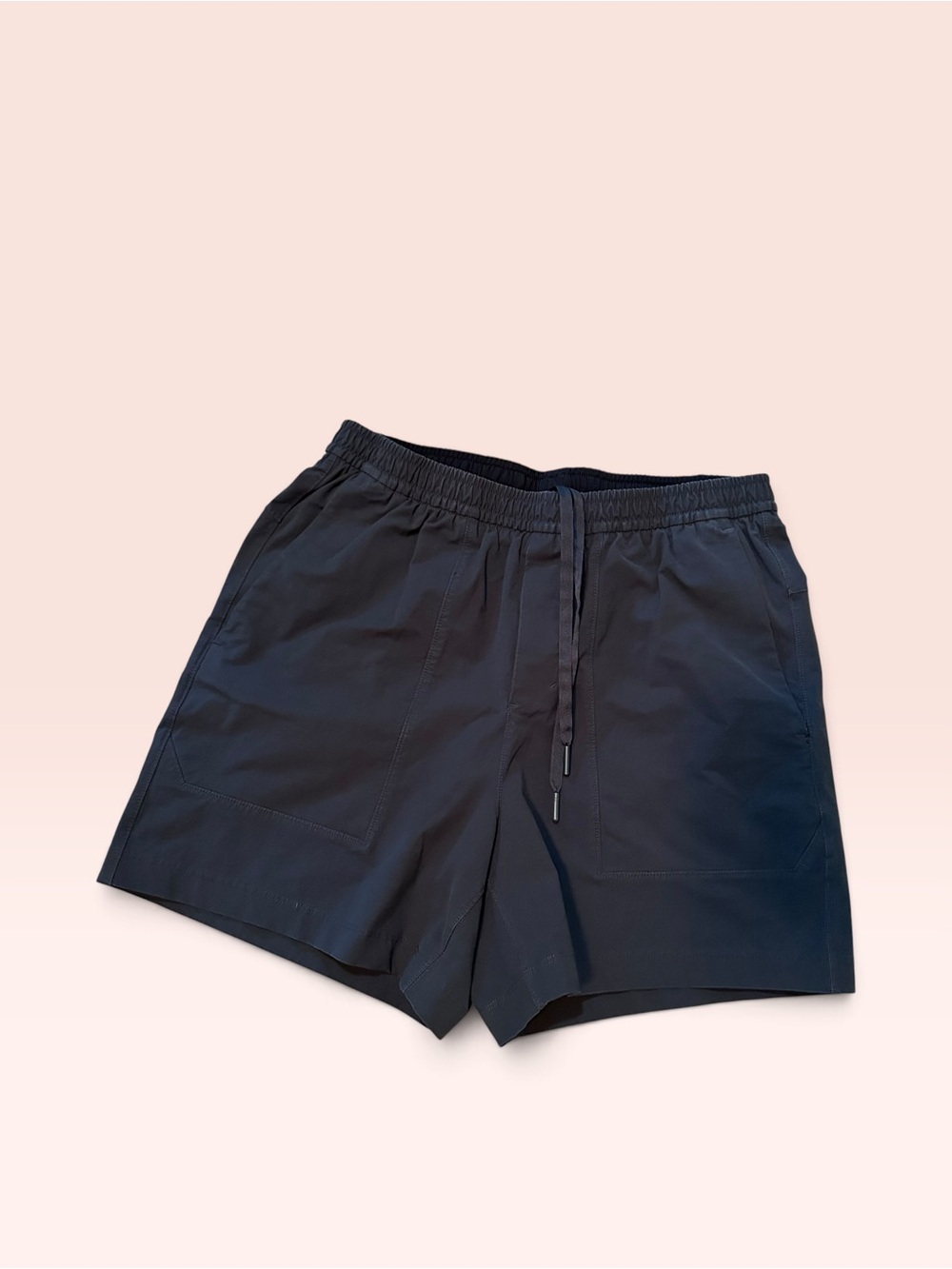 lululemon athletica Men's Black Athletic Drawstring Shorts